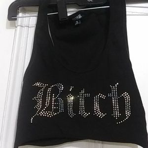 Poster girl cropped tank